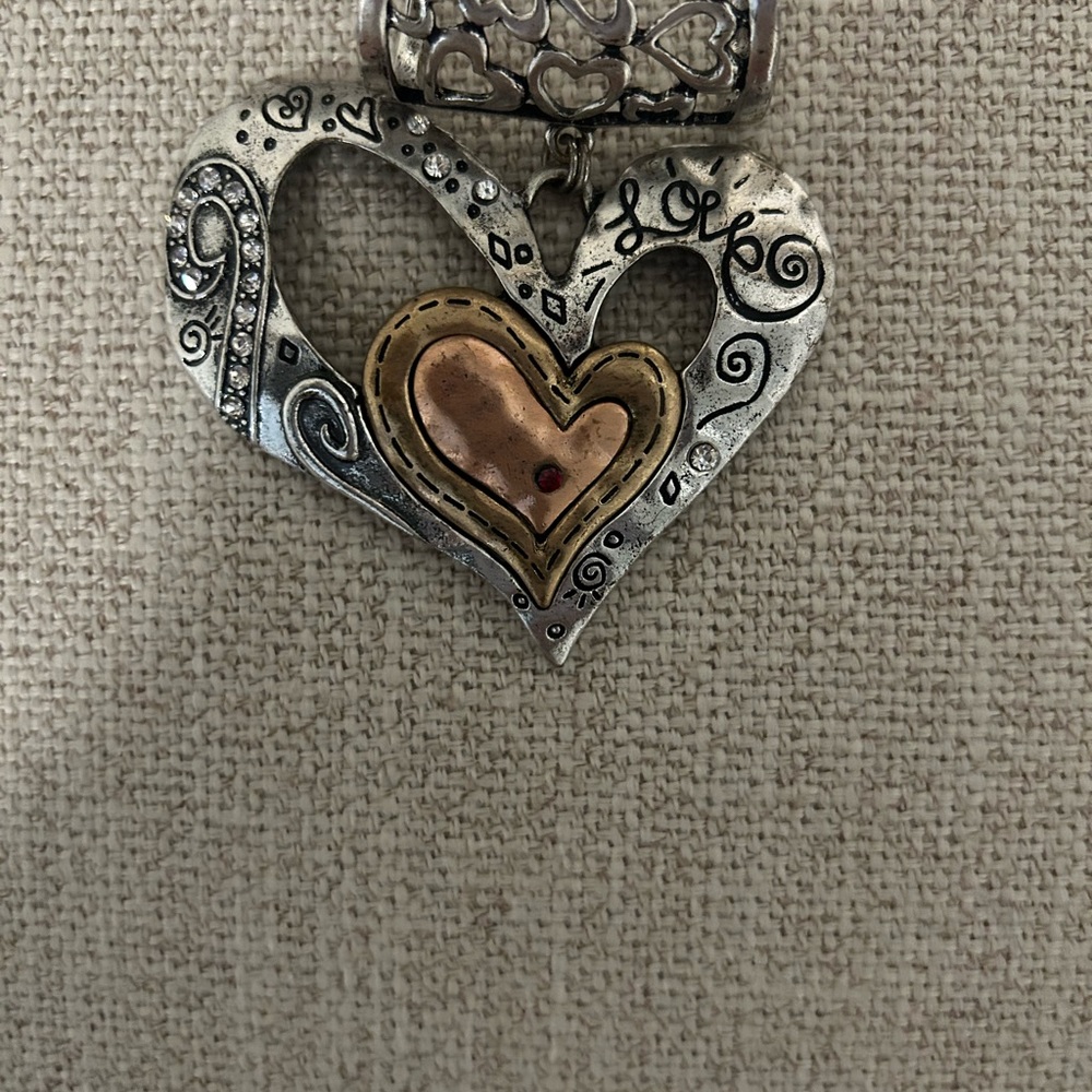 Scarf Jewelry- Tri Tone - Picture 4 of 5